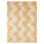 Tapis en laine fabriqué à la main à motif géométrique cannelé NICOLE New York YORK NICOLE