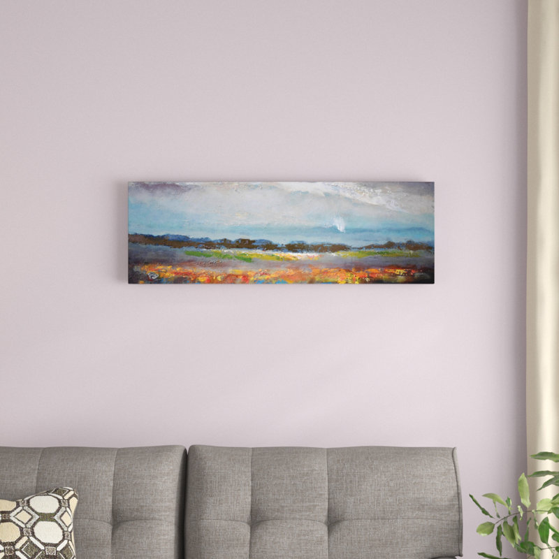 « mouse rain », reproduction sur toile, H 12 po x l 36 po x P 1,5 po