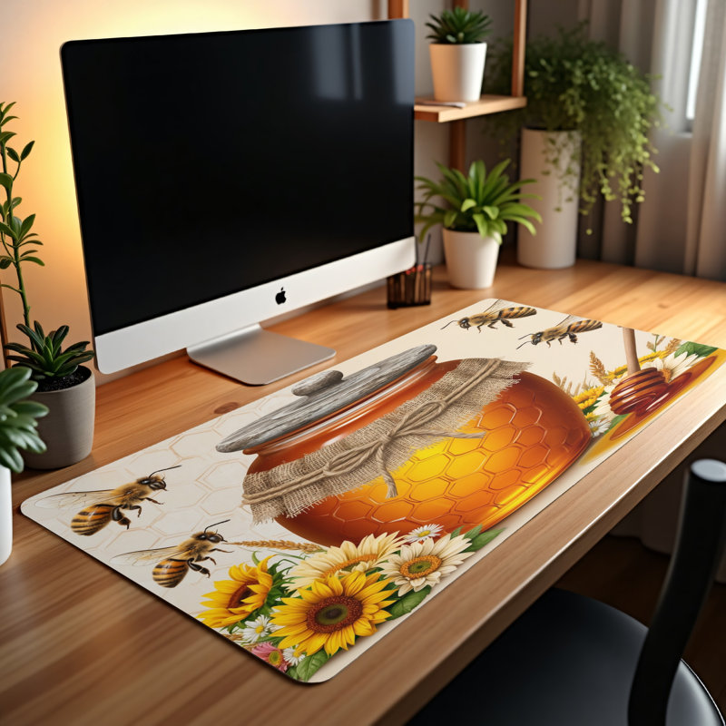 Polyester Desk Pad, 31.5x15.5