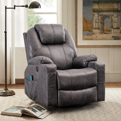 Deauna Upholstered Heated Massage Chair
