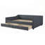 Canapé-lit rembourré capitonné avec dossier capitonné et accoudoirs ondulés-140100465-140100464
