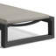 Chaise longue d'extérieur réglable en aluminium