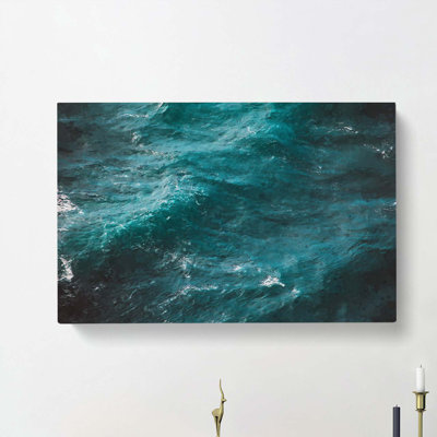 Mood Of The Waves - Wrapped Canvas