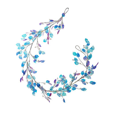 Iridescent Leaf Artificial Garland, 67"L
