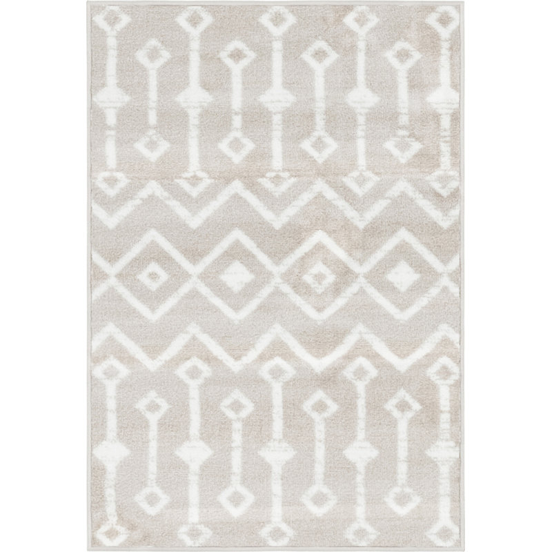Moroccan Area Rug, Rectangle 66 x 91cm