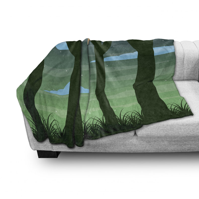 Hand Woven Throw Blanket, 50" W x 70" L