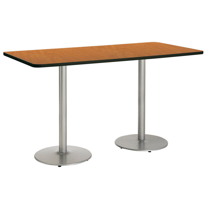 Table de vestibule Mode, Argent, Acajou, H 42 po x l 84 po x P 36 po