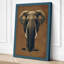 Elephant in Dignity Realism - Wrapped Canvas-293306570-293306572