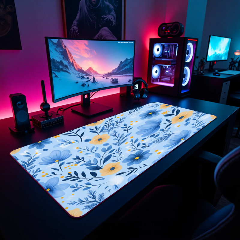Polyester Desk Pad, 23.6x13.8