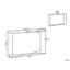 Adarian 120cm Glass Top Console Table