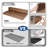 Washer Dryer Countertop With Non-Slip Pads, Laundry Wood Shelf Topper With Edge, Double Layer Organizer For Washer And Dryer Laundry Hamper Counter Storage Organization-125043989-125043990