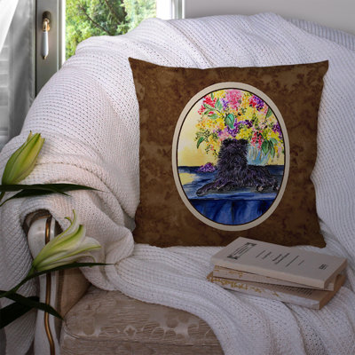 Coussin décoratif intérieur/extérieur affenpinscher