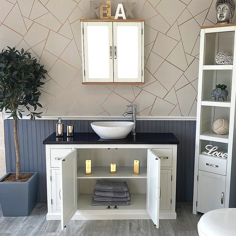 Antone 1230mm Single Bathroom Vanity with Vessel Ceramic Basin
