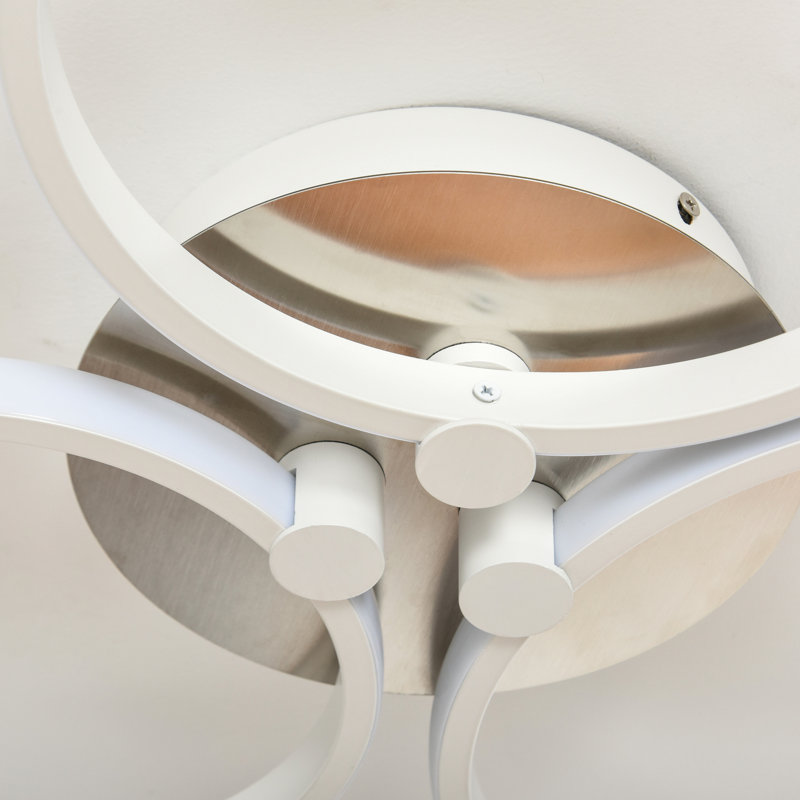 Acrylic LED Semi Flush Mount