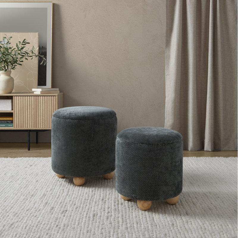 Repose-pieds Saavon - ensemble de 2, Vert
