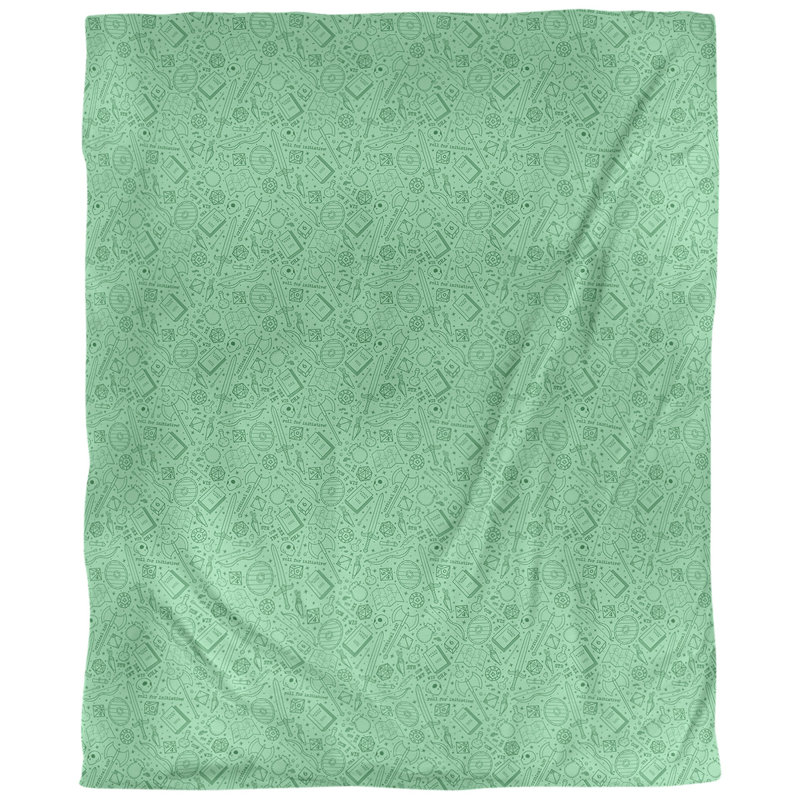 Housse de couette Katelyn Elizabeth Camouflage, Housse de couette pour très grand lit, Microfibre, Vert lime