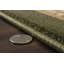 Tapis décoratif de style oriental tissé à la machine de couleur verte Atterbury-32501328