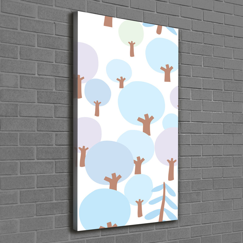 Trees - Wrapped Canvas Print, 120cm H x 60cm W