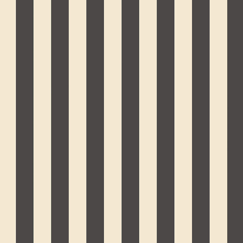 Striped Roll, Black/Cream