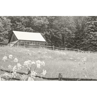 «Summer Farm I BW» par Sue Schlabach - photographie