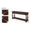 Console en bois de 63 pouces de long avec 3 tiroirs et 1 tablette inférieure pour le couloir d'entrée-1423580537