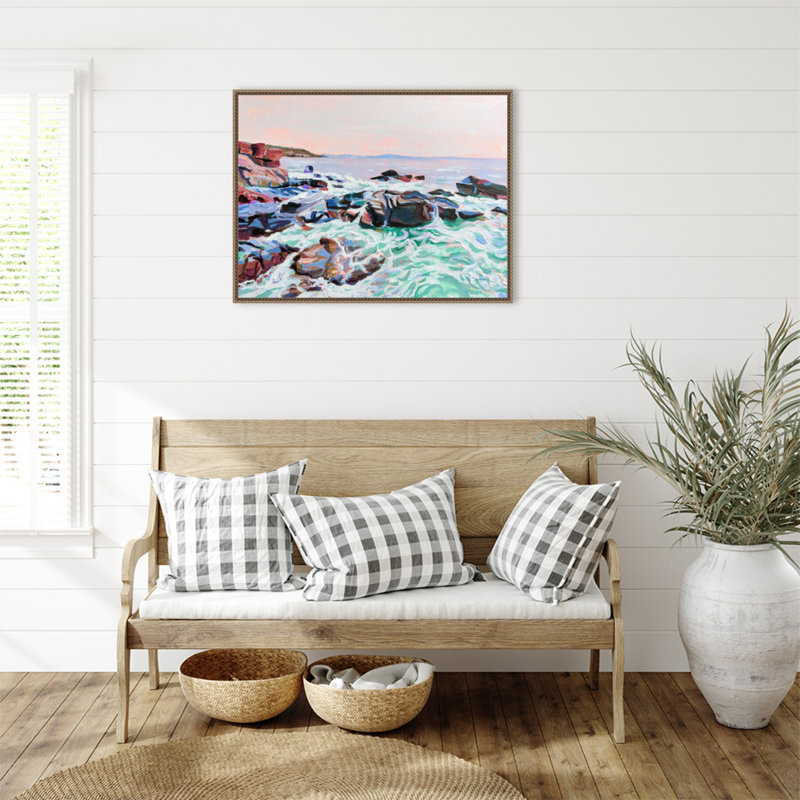 «Thunder Hole» par Pauline Wegman, reproduction d'art sur toile encadrée