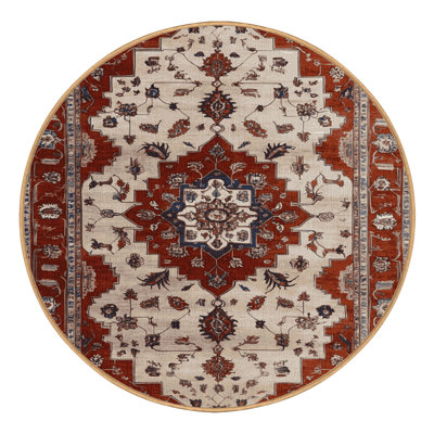 Machine Washable Persian Brown Area Rug
