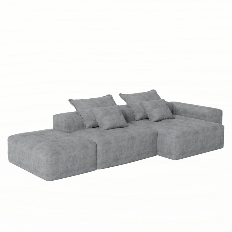Canapé modulaire surdimensionné Modern, Gris