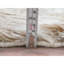 Tapis oriental carré en laine naturelle nouée à la main à texture exotique 3 po x 3 po beige 70AE9C5A29814AD5B452880BDE2B0858