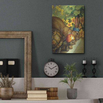Trinx 'Tortoise And Artare' by Dan Craig, Metal Wall Art