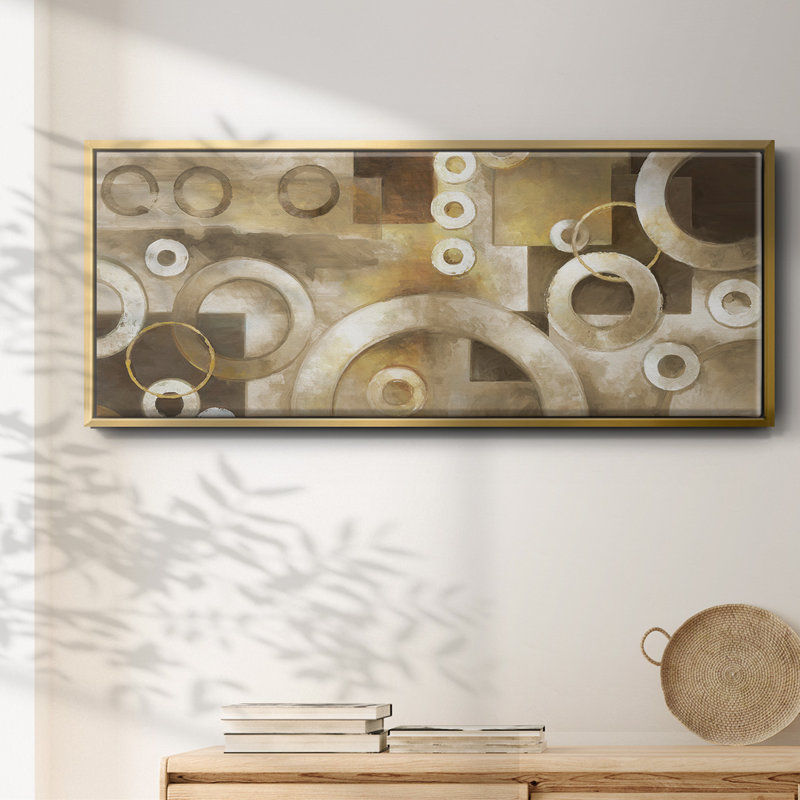 Neutral Motion- Framed Canvas