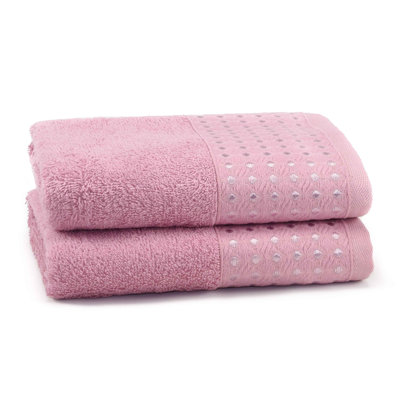 Petek 2 Pcs Turkish Cotton Hand Towel - Lilac