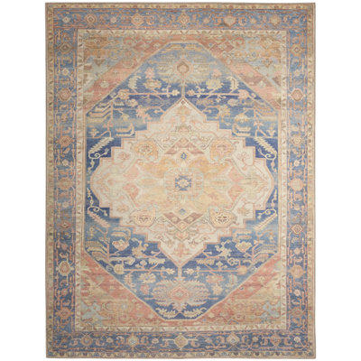 Herkimer Machine Washable Vintage Area Rug