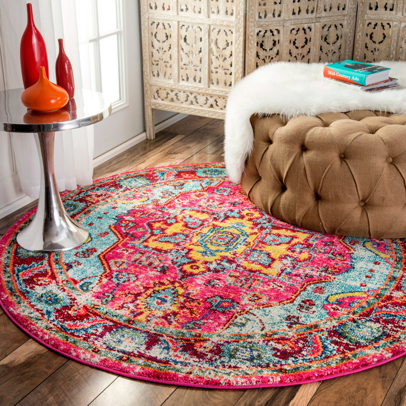 Oriental Area Rug, Square 160cm