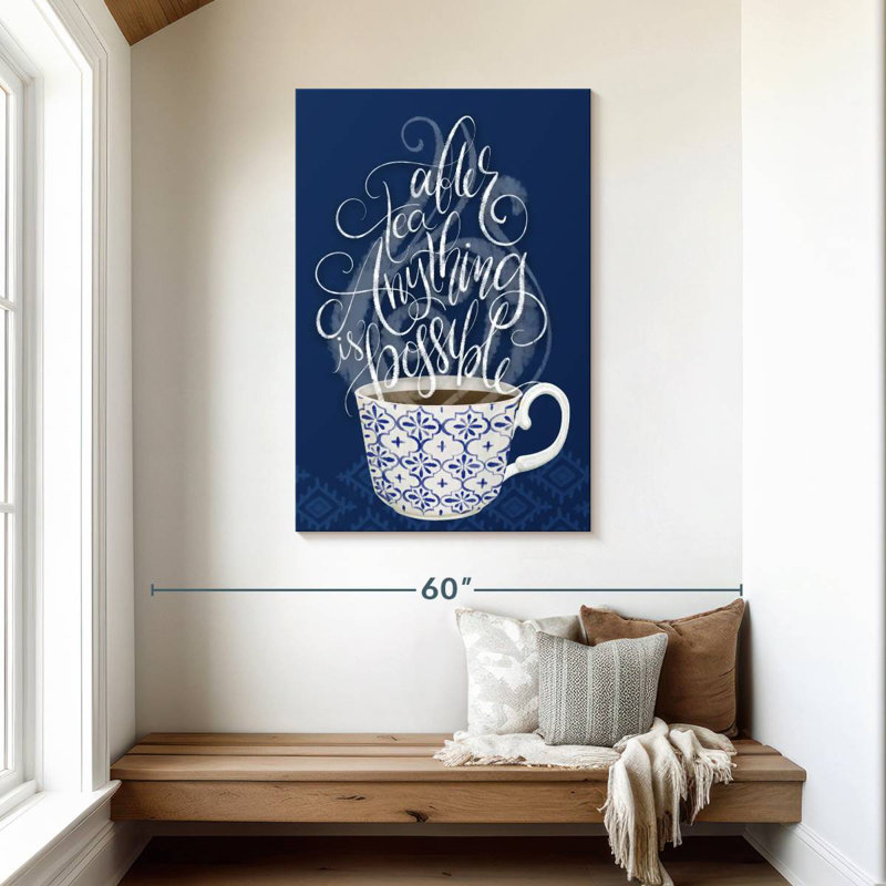 Tergel Tea Time II, 45" H x 30" W