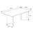 Calderon Rectangular Coffee Table With Slab Pedestals-477757119