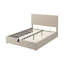 Grand lit plateforme capitonné avec rangement-88623172