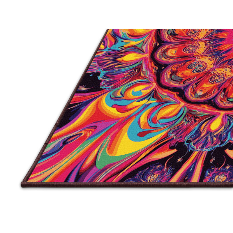 Tapis en spirale Aurora, Rectangulaire 2 pi x 3 pi