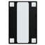 Mikayia Rectangular Metal Wall Mirror-269484445