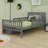 Platform Bed With Guardrails On Both Sides And Two Storage Drawers-1734333802-1734333801