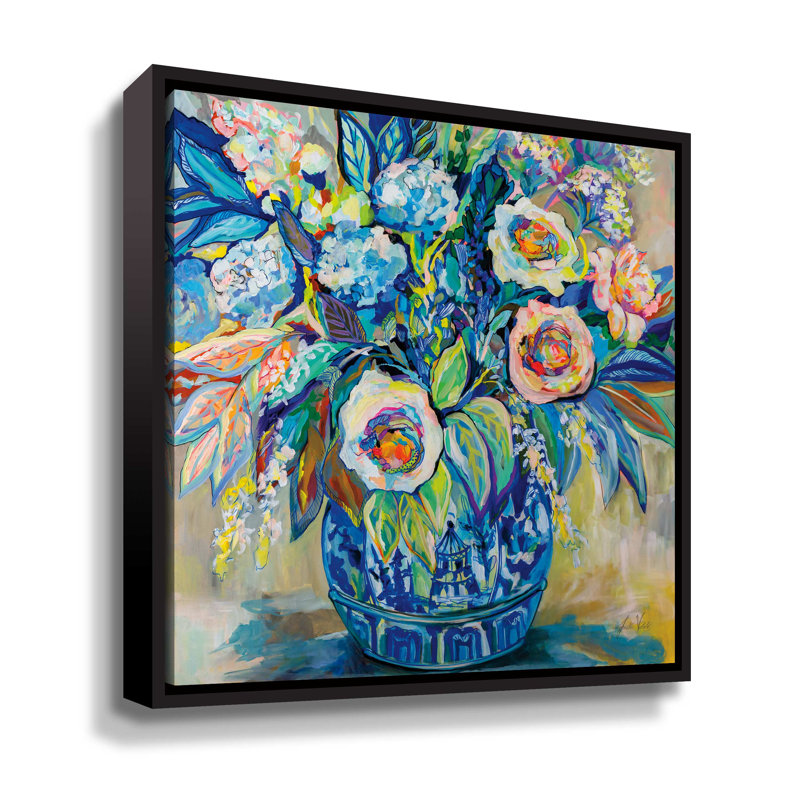 Think Spring " Think Spring ", Black Framed, 10" H x 10" W x 2" D