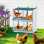 4 Compartment Chicken Nesting Boxes, Metal Nesting Boxes Wall Mount Chicken Egg Laying Box for Different Chicken Breeds