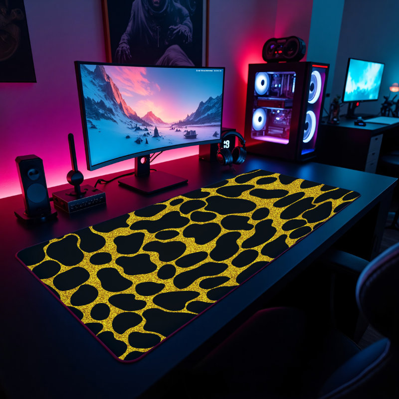Polyester Desk Pad, 31.5x15.5