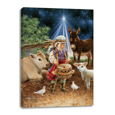 «Little Drummer Boy», art mural sur toile