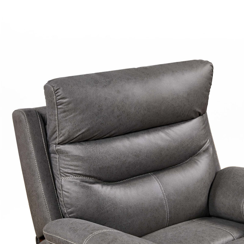 Fauteuil inclinable à bascule motorisé et pivotant à 240 degrés pour fauteuil inclinable à position infinie, appui-tête avec fonction d'alimentation