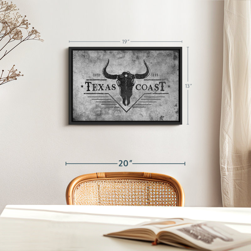 Impression sur toile «Texas Coast»