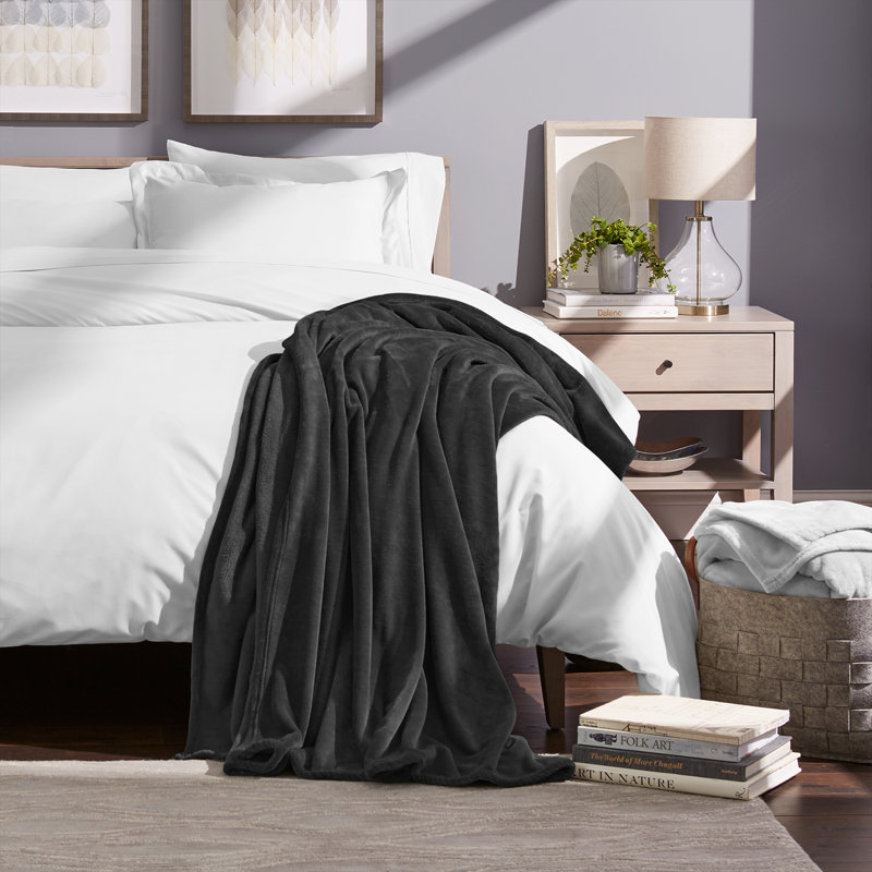 Couverture polaire Bare Home, Très grand, Chameau