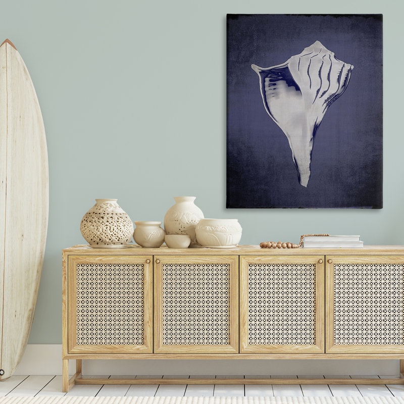 Lightning Whelk on Canvas Wall Art by Graffi*tee Studios, 48" H x 36" W