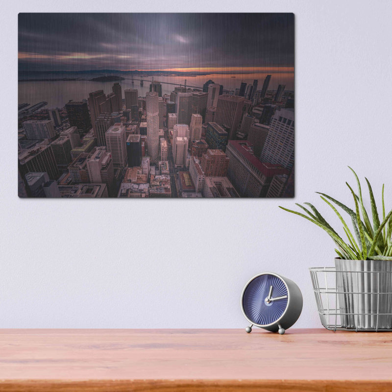 «San Francisco Look Down» par Bruce Getty, H 12 po x l 16 po