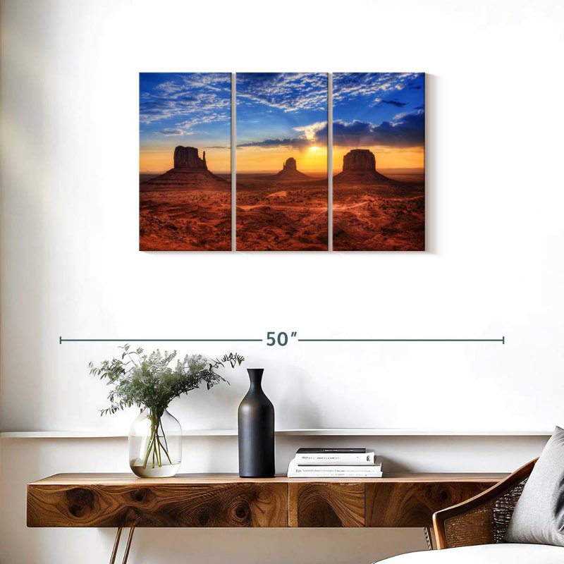 Alvord Monument Valley en Arizona, H 20 po x l 33 po